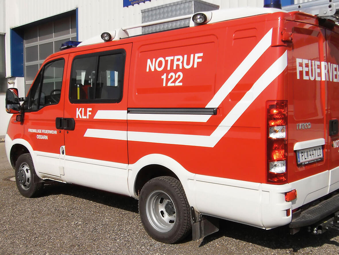 Fahrzeugbeschriftung – Einsatz
