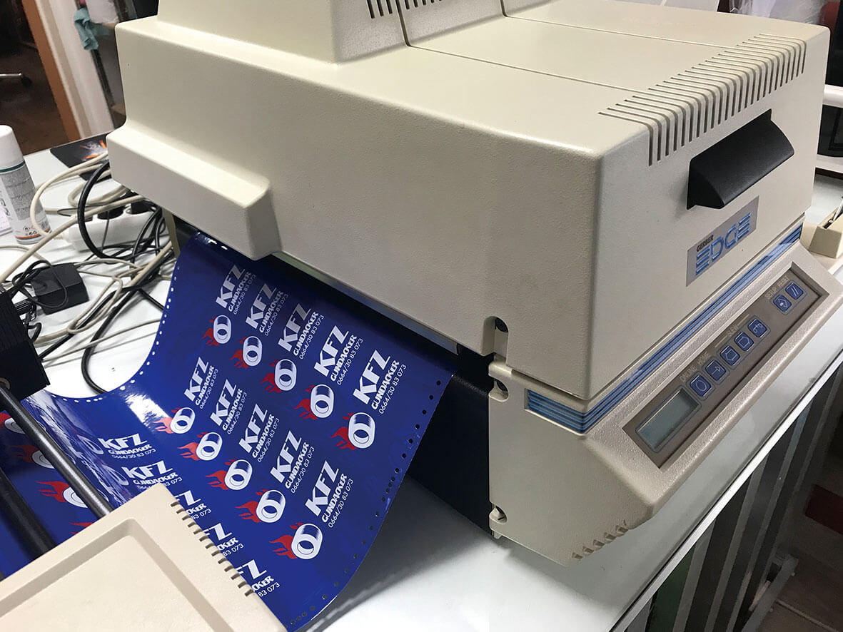 Thermotransferdruck – Beispiel 1